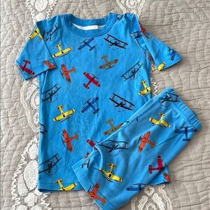 Hanna Andersson |  Airplane Print Pajamas set